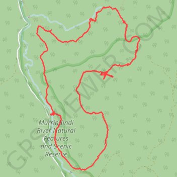 Wilhelmina Falls trail, distance, elevation, map, profile, GPS track