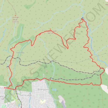 Vandalens Peak Loop trail, distance, elevation, map, profile, GPS track