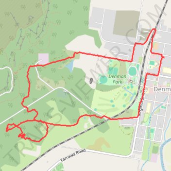 Denman Common parkrun trail, distance, elevation, map, profile, GPS track